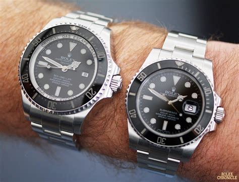 rolex submariner vs deepsea deepblue|rolex deepsea costco.